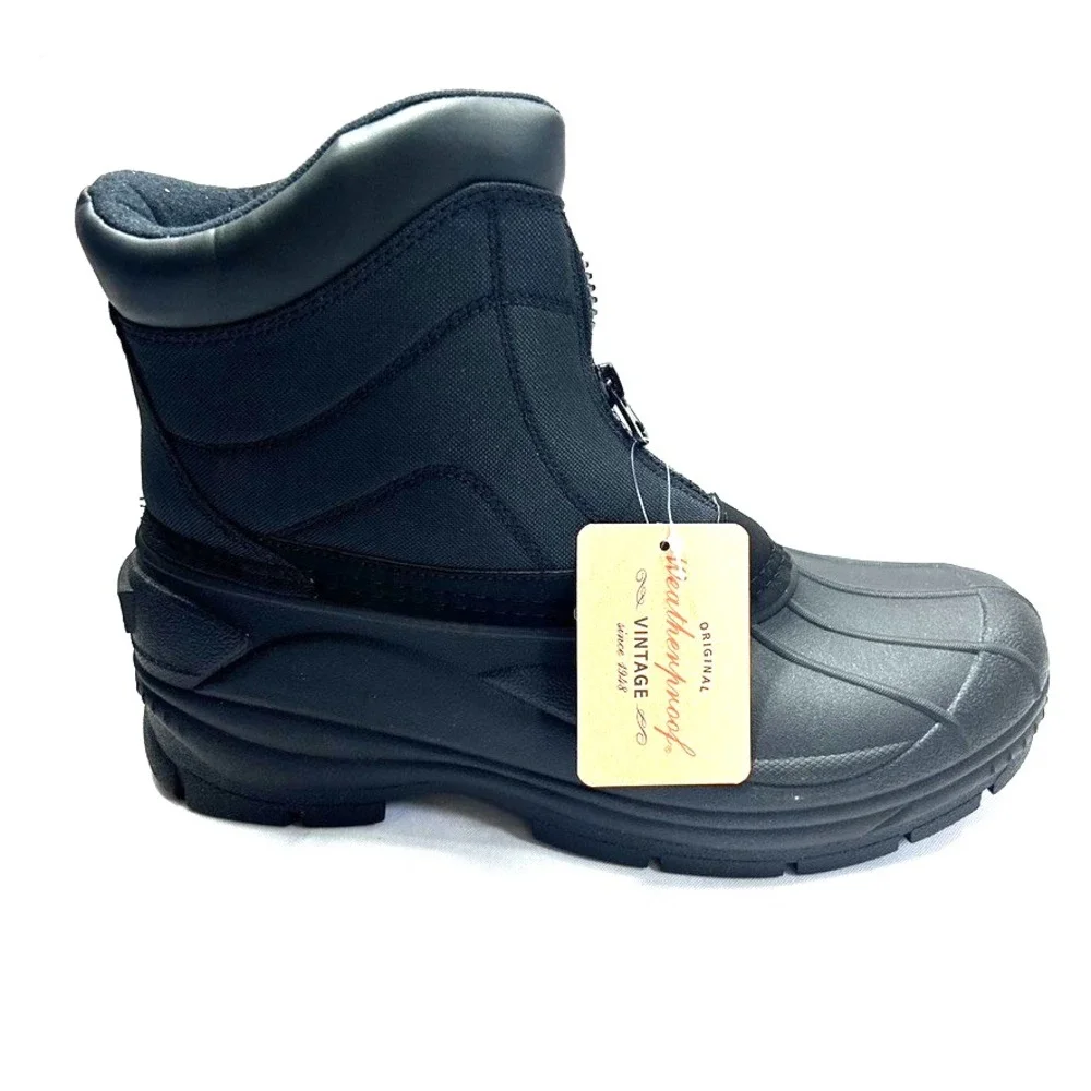 Weatherproof‎ Vintage Jessie Duck Thermolite Men's Boots Black US 10 - No Box